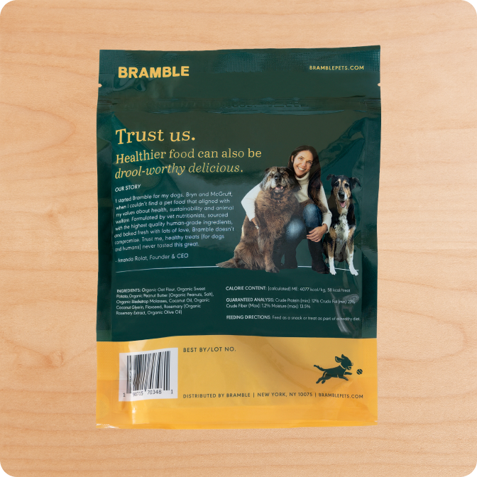 Sweet Potato &<br>Peanut Butter