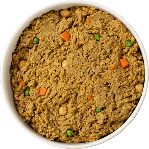 A bowl of The Wharf fresh dog food